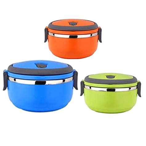 lunch box stainless steel thermal compartment food container|thermos thermal insulated lunch box.